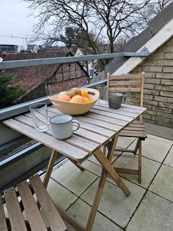 Modern Studio Near Duesseldorf Airport & Messe/Fair Meerbusch Buitenkant foto